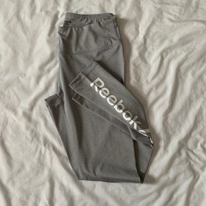 Reebok Gray Full-Length Leggings